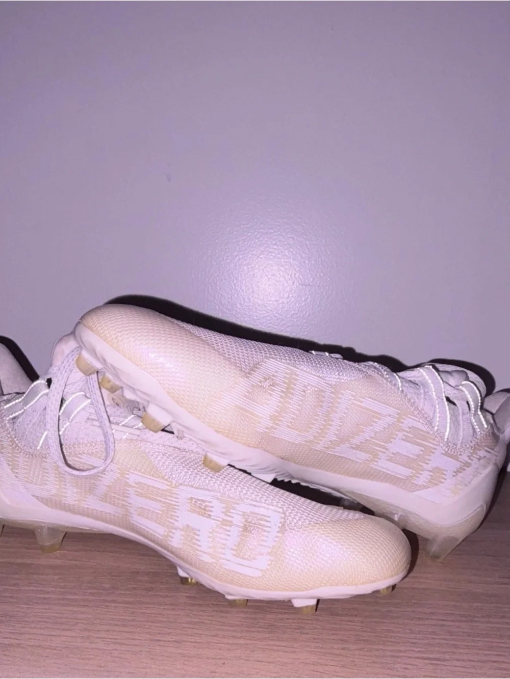 Adidas Adizero 11.0 Football Cleats Cloud White Mens size 9